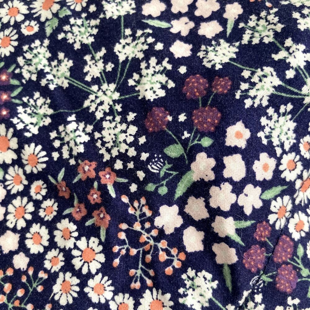 Sergent Major Ruffle Floral Dress - Blue - 4 - Picture 7 of 7